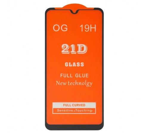 Защитное стекло для Xiaomi Redmi Note 8 Pro, совместимо с чехлом, Full Glue, (без упаковки), черный, M1906G7I, M1906G7G