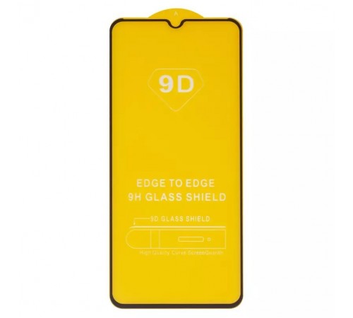 Захисне скло для Samsung A022F Galaxy A02, A037 Galaxy A03s, A125F Galaxy A12, A135 Galaxy A13, M326 Galaxy M32 5G, сумісне з чохлом, Full Glue, (без упаковки), чорний