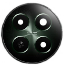 Скло камери для Realme 12, зелене, без рамки