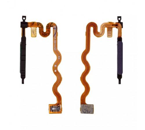 Шлейф для Motorola Moto E14, Moto G15, Moto G24, синий, со сканером отпечатков пальцев (Touch ID)