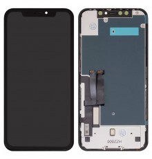 Дисплей для iPhone XR, черный, с рамкой, Copy (TFT), ZY, HD+