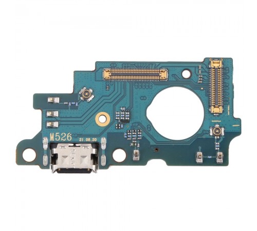 Шлейф для Samsung M526 Galaxy M52, коннектора зарядки, мікрофона, плата зарядки, High Copy