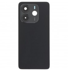 Задняя панель корпуса для Xiaomi Redmi Note 14 4G, черная (Midnight Black) + стекло камеры