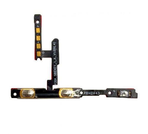 Шлейф для Tecno Spark Go 1 (KL4), Spark Go 1S (KL4h), Pop 9 4G, кнопки включения, кнопок громкости звука, Original (PRC)