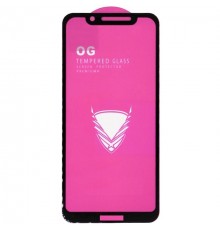 Защитное стекло для Motorola Moto G7 Play XT1952-1-2, EU Verison, совместимо с чехлом, Full Glue, (без упаковки), черный