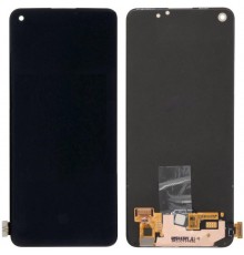 Дисплей для Realme 7 Pro, чорний, без рамки, Original (PRC) (переклеєне скло), RMX2170