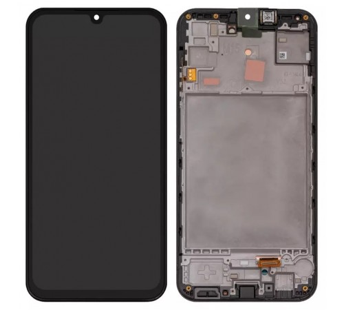 Дисплей для Samsung M156 Galaxy M15, черный, с рамкой, Original (PRC)