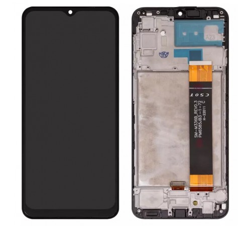 Дисплей для Samsung A235 Galaxy A23, черный, с рамкой, High Copy Дисплей для Samsung A235 Galaxy A23, черный, с рамкой, High Copy