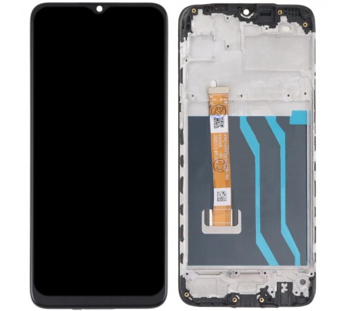 Дисплей для Realme 5, чорний, з рамкою, Original (PRC), RMX1911, RMX1919, RMX1927, FPC-HTF065H019-A0