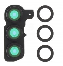 Стекло камеры для Samsung S931 Galaxy S25, черное, с рамкой