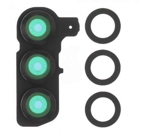 Стекло камеры для Samsung S931 Galaxy S25, черное, с рамкой