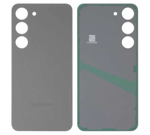 Задня панель корпусу для Samsung S911 Galaxy S23, сіра (Graphite)