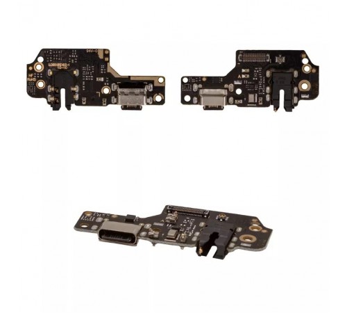 Шлейф для Xiaomi Redmi Note 8 (2021), коннектора наушников, коннектора зарядки, с микрофоном, Original (PRC), плата зарядки