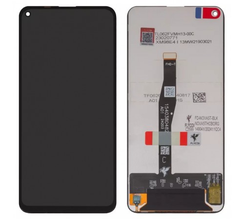 Дисплей для Huawei Honor 20, Honor 20 Pro, Nova 5T, чорний, без рамки, FLYCDI, 1540380482