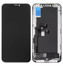 Дисплей для iPhone XS, черный, с рамкой, High Copy (OLED), imisu OEM soft