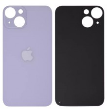 Задня панель корпусу для iPhone 14, фіолетова, потрібно зняти скло камери, small hole