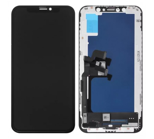 Дисплей для iPhone XS, черный, с рамкой, Copy, (TFT), YOUDA