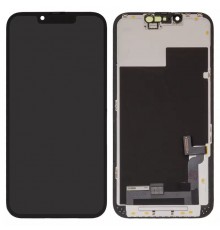 Дисплей для iPhone 13, чорний, з рамкою, High Copy (OLED)