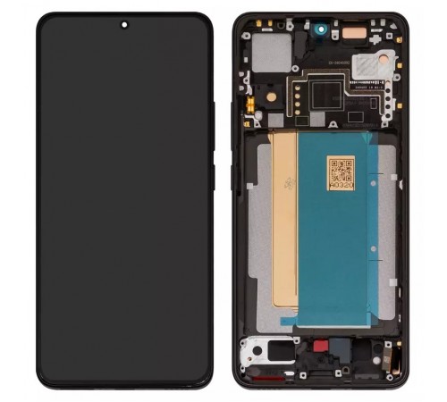 Дисплей для Xiaomi Poco F6 Pro, чорний, з рамкою, Original (PRC), 23113RKC6G  