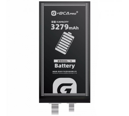 Аккумулятор G-OCA Pro для iPhone 14, Li-ion, 3,87 B, 3279 мАч, без контроллера, (A2863)