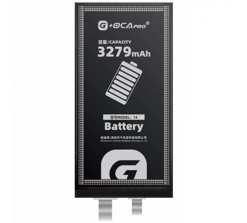 Акумулятор G-OCA Pro для iPhone 14, Li-ion, 3,87 В, 3279 мА·г, без контролера, (A2863)