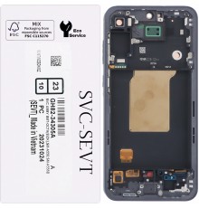 Дисплей для Samsung A556 Galaxy A55, синий (Navy), с рамкой, Original, сервисная упаковка, #GH82-34305A