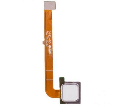 Шлейф для Motorola Moto G4 Plus XT1643, Moto G4 Plus LTE XT1644, сканера отпечатка пальца (Touch ID), белый