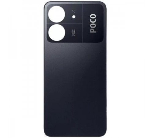 Задняя панель корпуса для Xiaomi Poco C65, черная