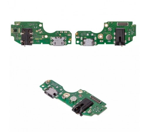 Шлейф для Tecno Pop 6 Pro (BE8, BE8i), коннектора зарядки, коннектора наушников, микрофона, плата зарядки
