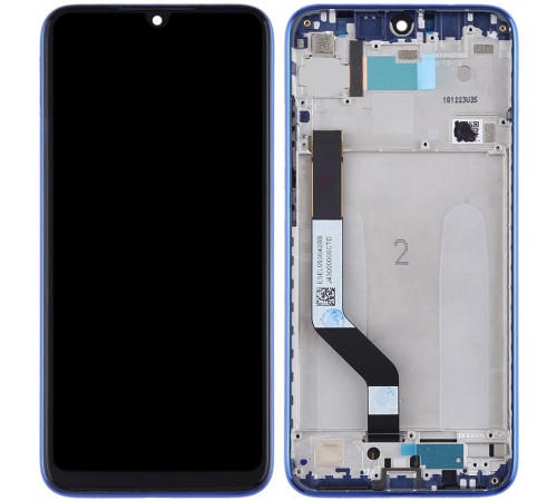 Дисплей для Xiaomi Redmi Note 7, Redmi Note 7 Pro, синій (Blue), з рамкою, Original (PRC), M1901F7G, M1901F7H, M1901F7I