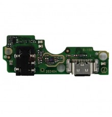 Шлейф для Tecno Spark 20 (KJ5), Spark Go (2024) (BG6), коннектора зарядки, коннектора наушников, микрофона, плата зарядки, Original (PRC)