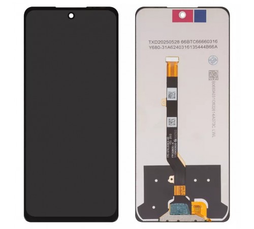 Дисплей для Tecno Spark 20 Pro (KJ6); Infinix Hot 40 (X6836), Hot 40 Pro (X6837), чорний, без рамки, High Copy, FPC6805