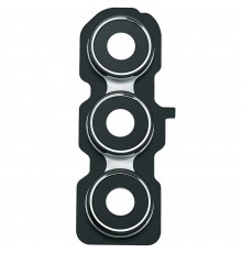 Скло камери для Samsung A556 Galaxy A55, голубе (Ice Blue), з рамкою