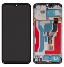 Дисплей для Samsung A107 Galaxy A10s, A107F/DS Galaxy A10s, чорний, з рамкою, FLYCDI