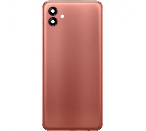 Задняя панель корпуса для Samsung A045 Galaxy A04, медная (Cooper) + стекло камеры