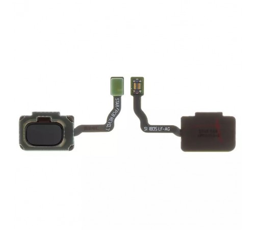 Шлейф для Samsung G960F Galaxy S9, G965F Galaxy S9 Plus, сканера отпечатка пальца (Touch ID), черный (Midnight Black)