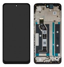 Дисплей для Motorola Moto E15, Moto G05, Moto G15, чорний, з рамкою, High Copy 1540485091