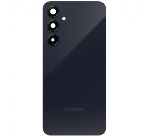 Задняя панель корпуса для Samsung A556 Galaxy A55, синяя (Navy) + стекло камеры Задняя панель корпуса для Samsung A556 Galaxy A55, синяя (Navy) + стекло камеры