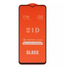 Захисне скло для Realme C21Y, C25s, C25Y, сумісне з чохлом, Full Glue, (без упаковки), чорний