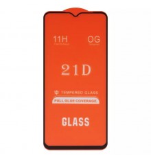 Защитное стекло для Realme C21Y, C25s, C25Y, совместимо с чехлом, Full Glue, (без упаковки), черный