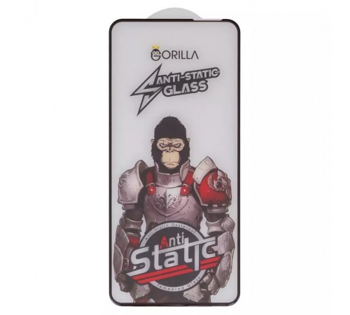 Захисне скло для Xiaomi Redmi 10 (2021), Redmi 10 (2022), сумісне з чохлом, Full Glue, Anti-Static, чорний, gorilla