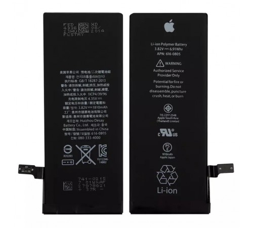 Аккумулятор G-OCA Pro iPhone 6, Li-Polymer, 3,82 B, 1810 мАч, Original (PRC), original IC, #616-0805/616-0809