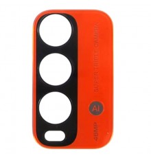 Стекло камеры для Xiaomi Redmi 9T, оранжевое, без рамки, большое