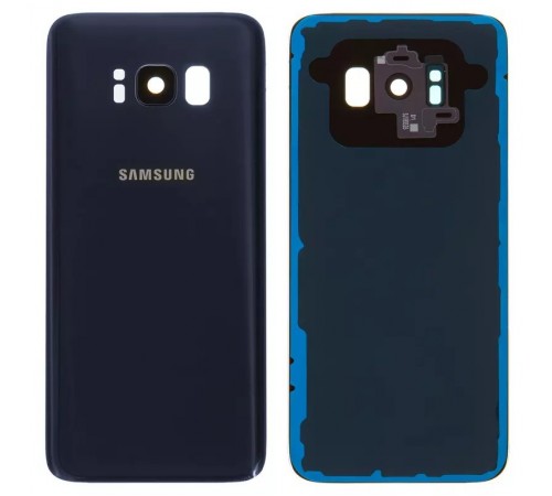 Задняя панель корпуса для Samsung G950F Galaxy S8, G950FD Galaxy S8, серая (Orchid Gray) + стекло камеры, полная, Original (PRC)