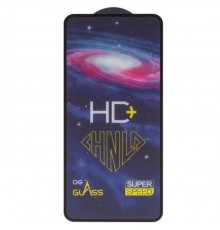 Защитное стекло для Motorola Moto G04, Moto G04s, Moto G24, Moto G24 Power, совместимо с чехлом, Full Glue, (без упаковки), черный