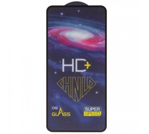 Захисне скло для Motorola Moto G04, Moto G04s, Moto G24, Moto G24 Power, сумісне з чохлом, Full Glue, (без пакування), чорний