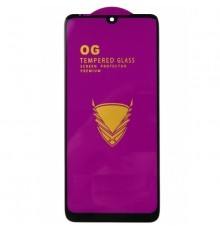 Защитное стекло для Motorola Moto E6 Plus XT2025, совместимо с чехлом, Full Glue, (без упаковки), черный