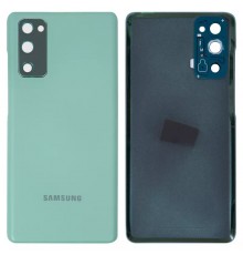 Задняя панель корпуса для Samsung G780 Galaxy S20 FE, G781 Galaxy S20 FE 5G, мятная (Cloud Mint) + стекло камеры