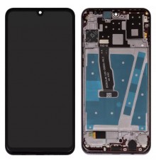 Дисплей для Huawei P30 Lite (2020) New Edition, чорний, з рамкою, High Copy Marie-L21BX