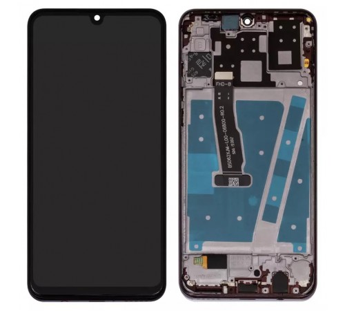 Дисплей для Huawei P30 Lite (2020) New Edition, черный, с рамкой, High Copy Marie-L21BX